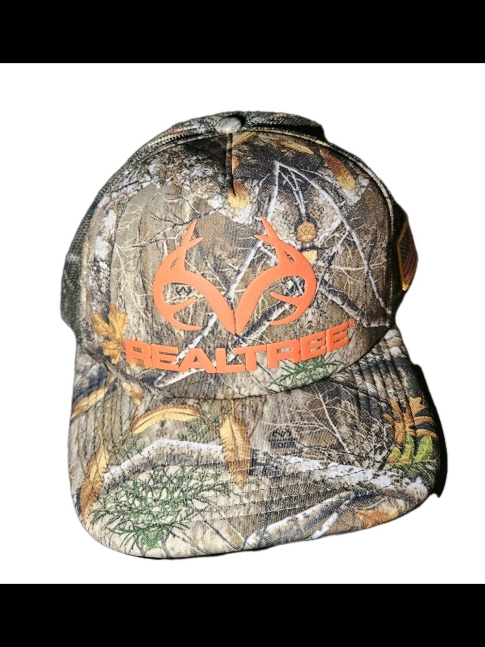 Real Tree Camo Cap With Adjustable SnapBack Back